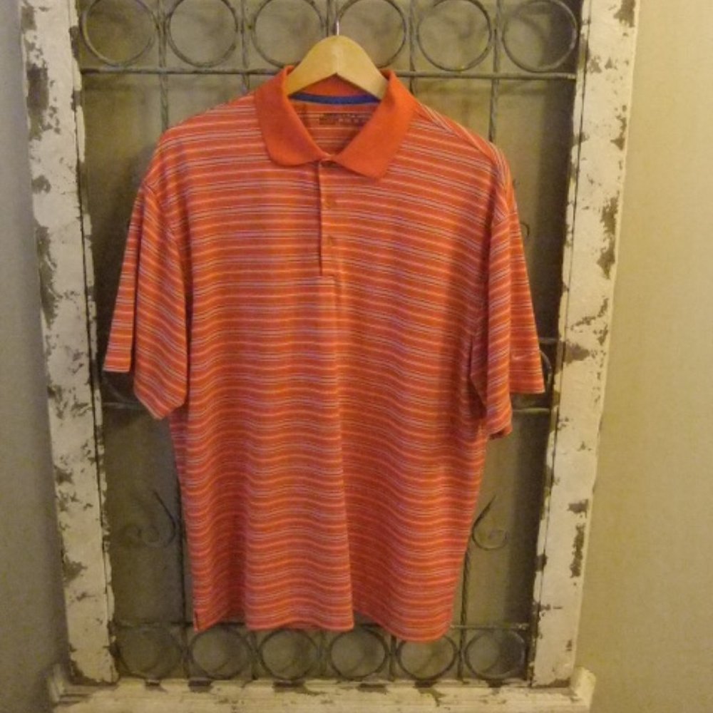 NIKEGOLF FIT DRY MENS S/S POLO SHIRT-LARGE